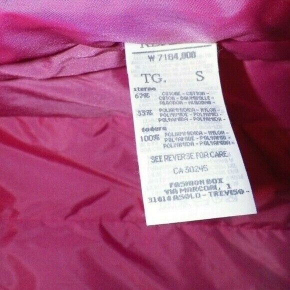 Size S REPLAY (EUR) Pink Mid Length Cotton Blend Urban Cargo Parka Jacket - Picture 6 of 7